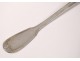 Serving spoon solid silver Mercury silversmith Denière 125gr XIXth