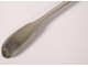 Serving spoon solid silver Mercury silversmith Denière 125gr XIXth