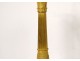 Pair candlesticks Empire gilt bronze candlesticks nineteenth candlesticks