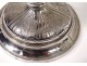 Solid silver ciborium Minerva goldsmith Garnier wheat grape reeds 329gr XIXth