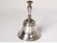 19th century silver-plated table bell