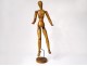 Articulated wooden dummy artist painter drawing Fine Arts XXth century