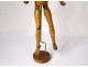 Articulated wooden dummy artist painter drawing Fine Arts XXth century