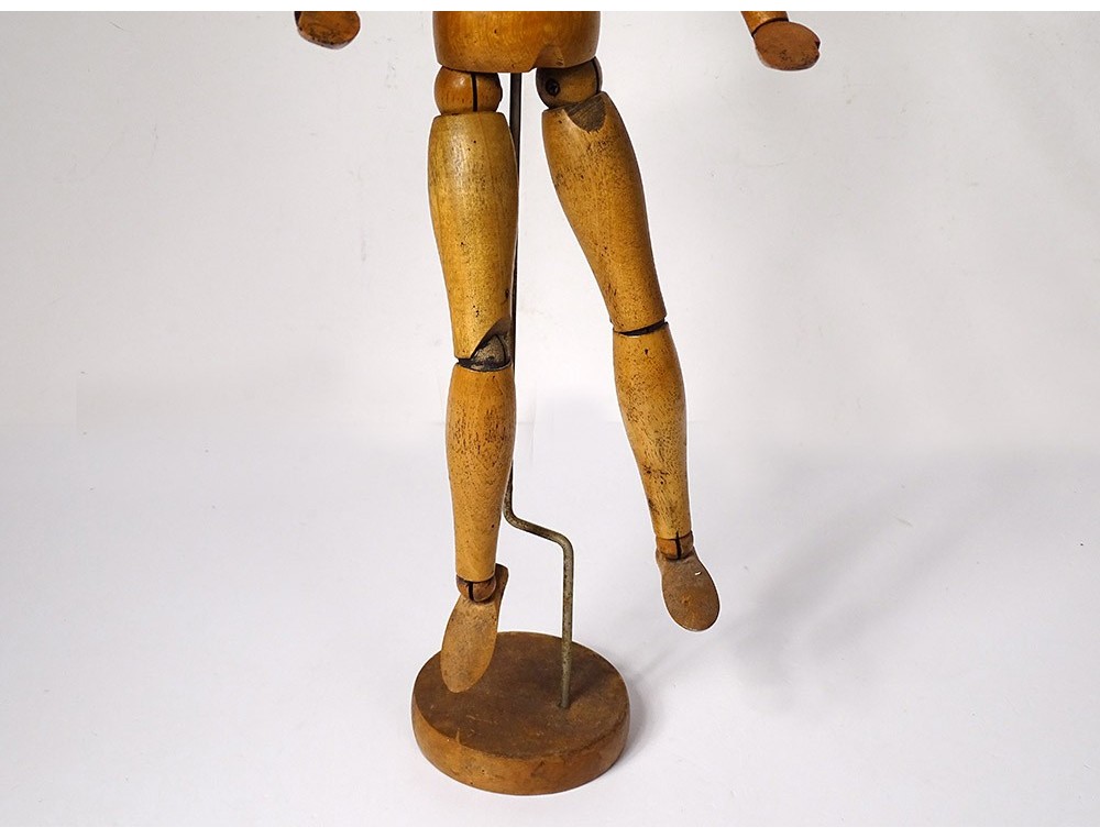 Grand Mannequin En Bois Articulé – Idéal Pour Peintre, Déco Ou Atelier