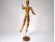 Articulated wooden dummy artist painter drawing Fine Arts XXth century