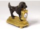 Clock gilt bronze poodle dog Berthoud Paris clock XIXth century