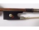 Bow Violin Pierson Paris pernambuco ebony mother-of-pearl antique bow XIXth century