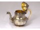 Small self-serving silver vermeil coffee service Minerve André Aucoc 769gr XIXth