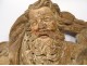 Polychrome wood sculpture God the Father terrestrial globe altarpiece XVII