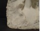 Sculpture Etienne Lenhoir bust young woman Carrara marble Art Nouveau XIXth