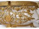 Box crystal gilded brass cherubs garlands flowers Napoleon III nineteenth