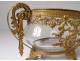 Box crystal gilded brass cherubs garlands flowers Napoleon III nineteenth