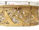 Box crystal box glass gilded brass Napoleon III nineteenth century