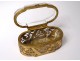 Box crystal box glass gilded brass Napoleon III nineteenth century