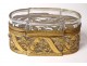 Box crystal box glass gilded brass Napoleon III nineteenth century