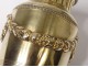Small silver baluster vase vermeil Minerva goldsmith Boin-Taburet 121gr XIXth