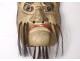 Noh mask polychrome wooden demon Gigaku O-beshimi Edo Japan XIXth