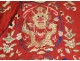 Chinese child&#39;s dress embroidery dragons bat flowers nineteenth China