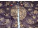 Chinese dress silk embroidery gold thread dragons bat pagoda XIXth China