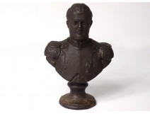 Cast iron bust sculpture Emperor Napoleon I XIXth century