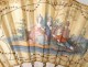 Fan gouache children flowers characters gilding Directory 18th century