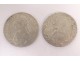 Lot 12 pieces Louis XV silver shields Louis XVI olive branches 350gr XVIIIth