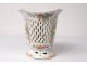 Liberation cup openwork Chinese porcelain dragon flowers XVIIIth China