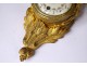 Small gilt bronze alcove cartel cut fruit busts women nineteenth century