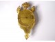 Small gilt bronze alcove cartel cut fruit busts women nineteenth century