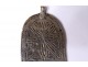 Handmade metal pendant Fatma Khamsa Maroc Maghreb Morocco jewel XXth century