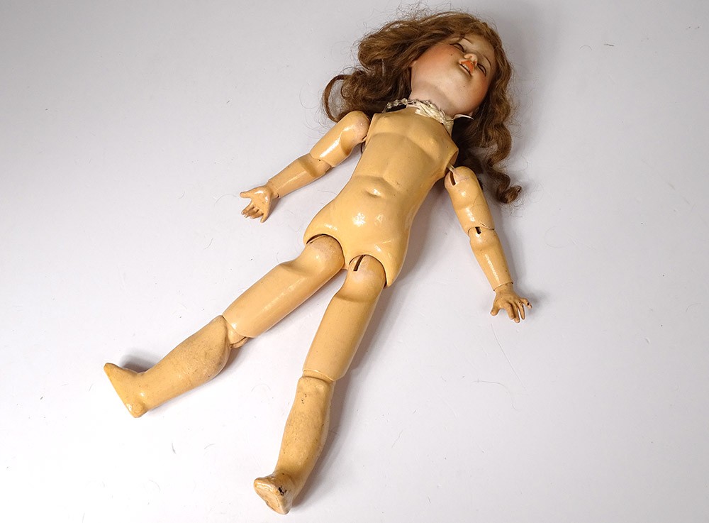 PETITE POUPÉE SFBJ 60 Paris 10/0 COIFFE charentes Antic doll