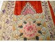 Chinese dress silk embroidery medallion lotus flowers butterfly China XIXth