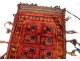 Afghan saddle cloth bag knotted wool Middle East Turkestan nomads twentieth