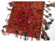 Afghan saddle cloth bag knotted wool Middle East Turkestan nomads twentieth