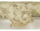 Louis XV console table carved lacquered marble shell breach eighteenth century