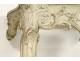 Louis XV console table carved lacquered marble shell breach eighteenth century