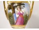 Pair of Medici Paris porcelain vases Allegory Arts Sciences Empire XIXth
