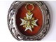 Medal Order Knight Saint-Louis solid gold enamel silver frame XVIIIèm