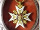 Medal Order Knight Saint-Louis solid gold enamel silver frame XVIIIèm