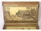 Leather wallet Souvenir engravings castles Germany calendar XIXth