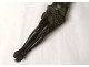 Sculpture Christ crucifix bronze cross XIXth century
