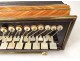 Romantic diatonic accordion rosewood mother-of-pearl brass Napoleon III nineteenth