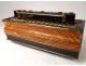 Romantic diatonic accordion rosewood mother-of-pearl brass Napoleon III nineteenth