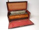 Romantic diatonic accordion rosewood mother-of-pearl brass Napoleon III nineteenth