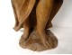 Sculpture carved wooden statue Saint-Jean Baptiste XVIIth century