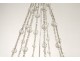 Luster basket tassels garlands crystal glass bronze Charles X XIX