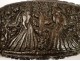 Snuff box carved tagua, women cross crucifix, nineteenth