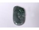 Plate nephrite jade pendant carved fish China Qing late nineteenth