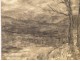 Charcoal Augustus Pointelin Jura Mountains nineteenth