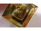 Pair of 18k solid gold earrings 750 flowers 8.46gr XXth century